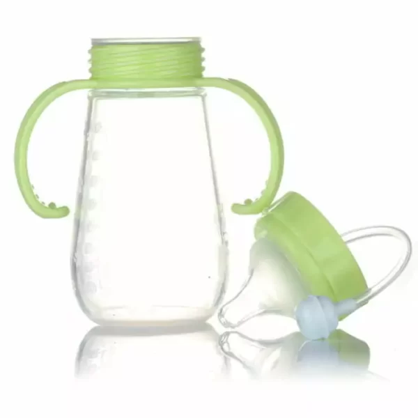 Silicone Transparent Baby Bottle with Nipple