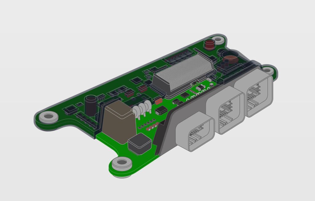 Silicone potting on LED PCBA