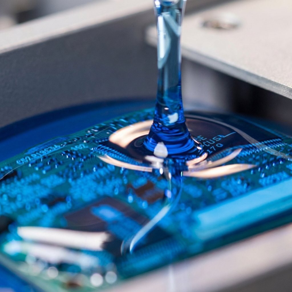 Silicone optics production